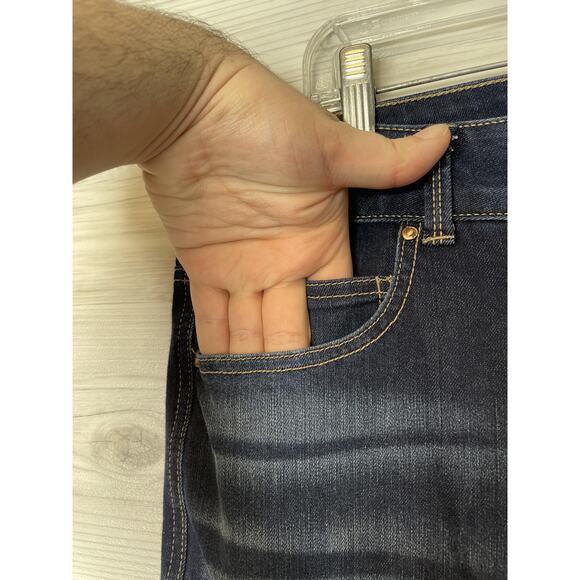 Maurices Jeans Womens 18W Short Blue Everflex High Rise Skinny Stretch Denim - Picture 3 of 12